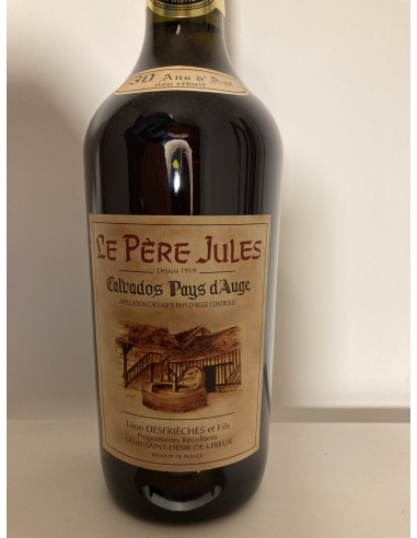 Le Père Jules Calvados Pays dAuge Léon 30 years old cask strength