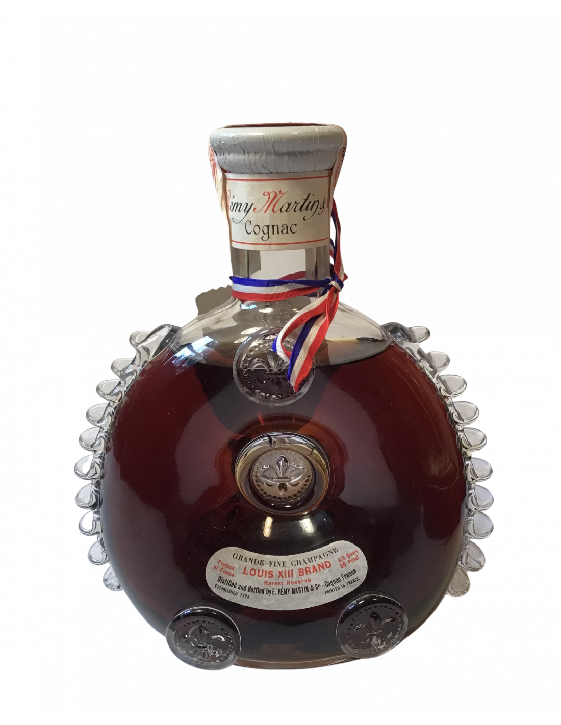 Sold at Auction: An empty Louis XIII Remy Martin Grand Champagne