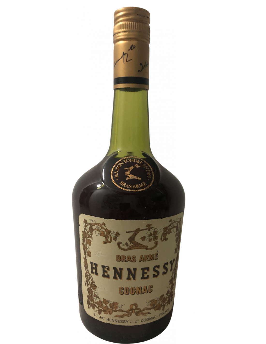 Hennessy Cognac Brandy Bras d'Or 1970 Vintage Print Ad