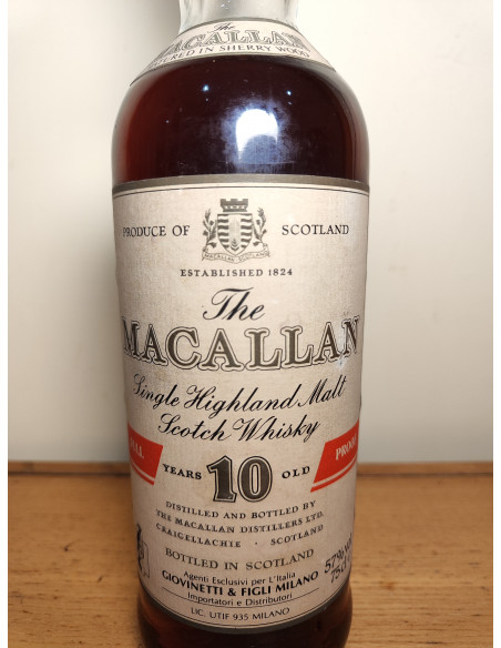 The Macallan Whisky 10 Year Old Full Proof Bot.1980s 010