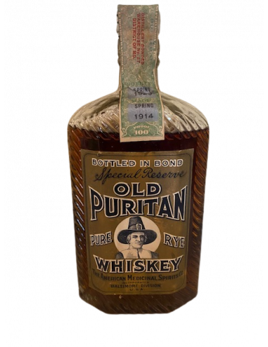 American Medicinal Spirits Co. Whiskey Old Puritan Special Reserve Prohibition 01