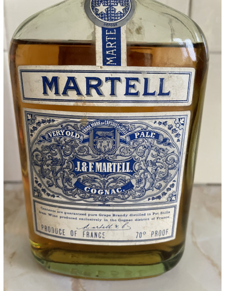 Martell Cognac Very old pale 3 star Flask 010