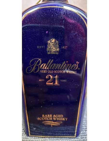 Ballantine's 21 Years Old Whisky Ceramic Decanter 010