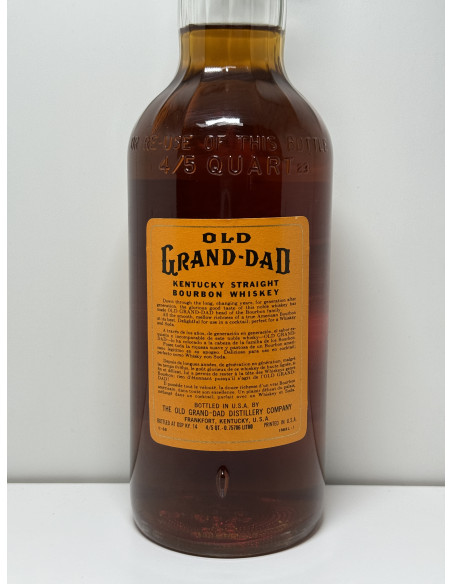 Old Grand-Dad Kentucky Straight Bourbon Whiskey 012