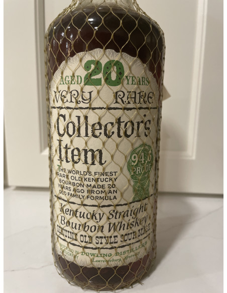 Dowling Distillers  Collector's Item 1955 Bottled in Bond 20 Year Old 011