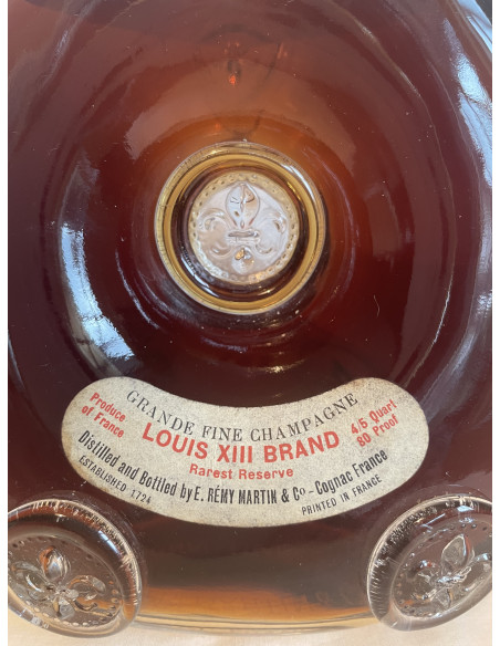 Remy Martin Cognac Louis XIII Brand Rarest Reserve 012