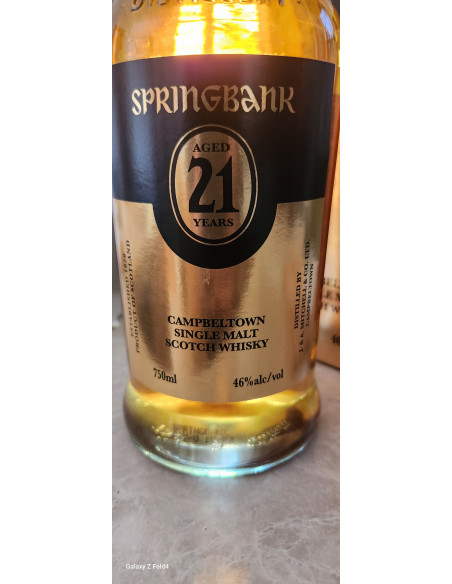 Springbank Whisky Limited Edition 21 Years Old 011