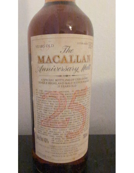 The Macallan Whisky 25 Years Old Anniversary Malt 010