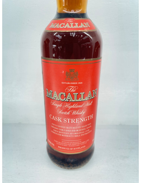 The Macallan Whisky Cask Strength Red Label 011