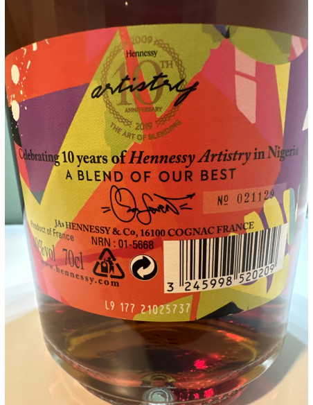 Hennessy Cognac VS 10th anniversary 2009-2019 artistry in Nigeria from Osa Seven 07