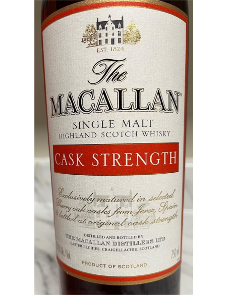 Macallan Single Malt Cask Strength 011