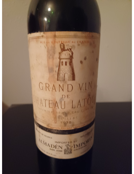 Pauillac Chateau Latour 1978 Wine 010