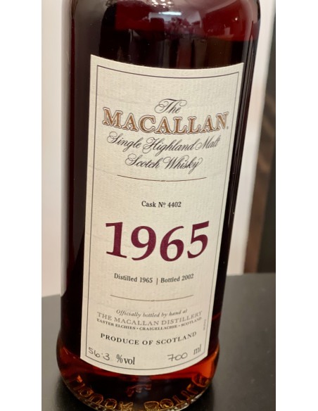 The Macallan Whisky 36 Year Old 1965 Fine and Rare 010