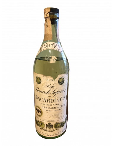 Rum Bacardi Carta Blanca Ron Supérior 1930s/1940s 01