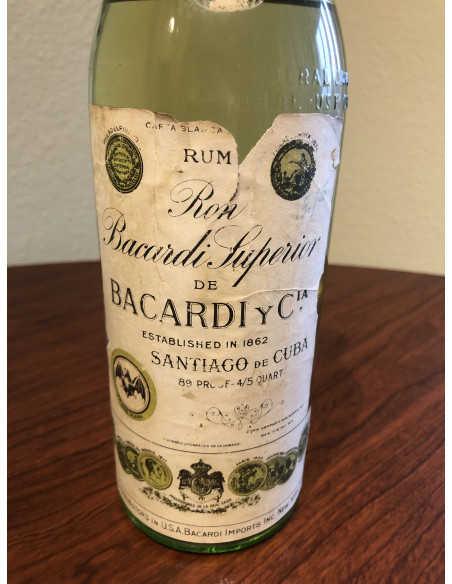 Rum Bacardi Carta Blanca Ron Supérior 1930s/1940s 011