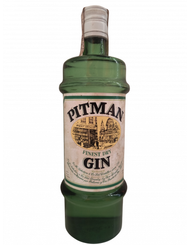 Pitman Finest Dry Gin (1970s) 01