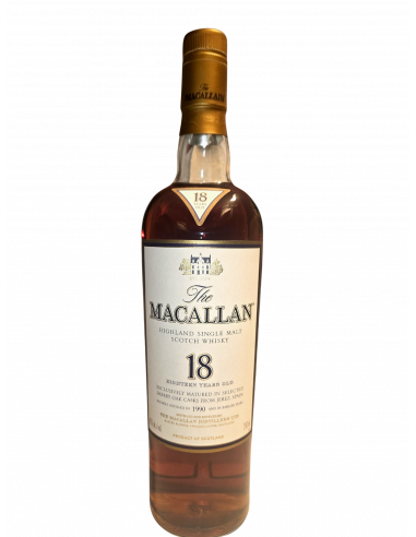 The Macallan Whisky 18 Year Old Scotch Sherry Oak from Jerez distilled 1990 01