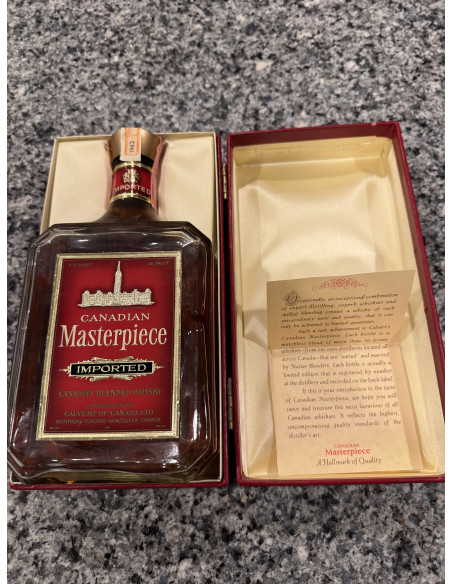 Canadian Masterpiece 1962 Blended Whisky 014