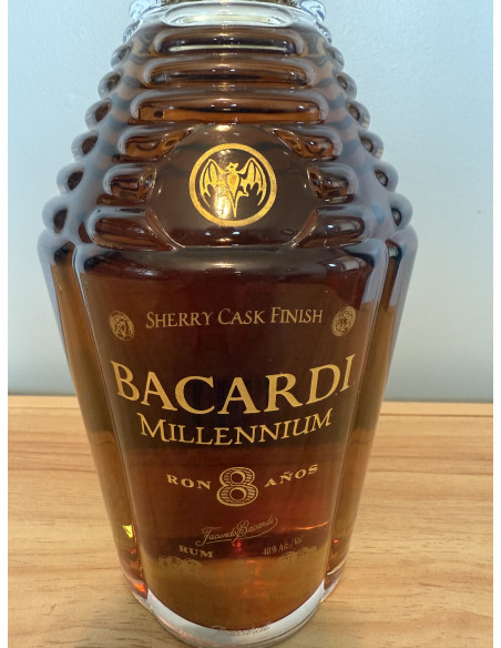 Bacardi 8 Year Old Millennium Baccarat Decanter Sherry Finish 012