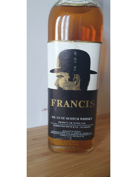 Angelini Francesco Francis Black Bowler De Luxe 1970s Scotch Whisky 011