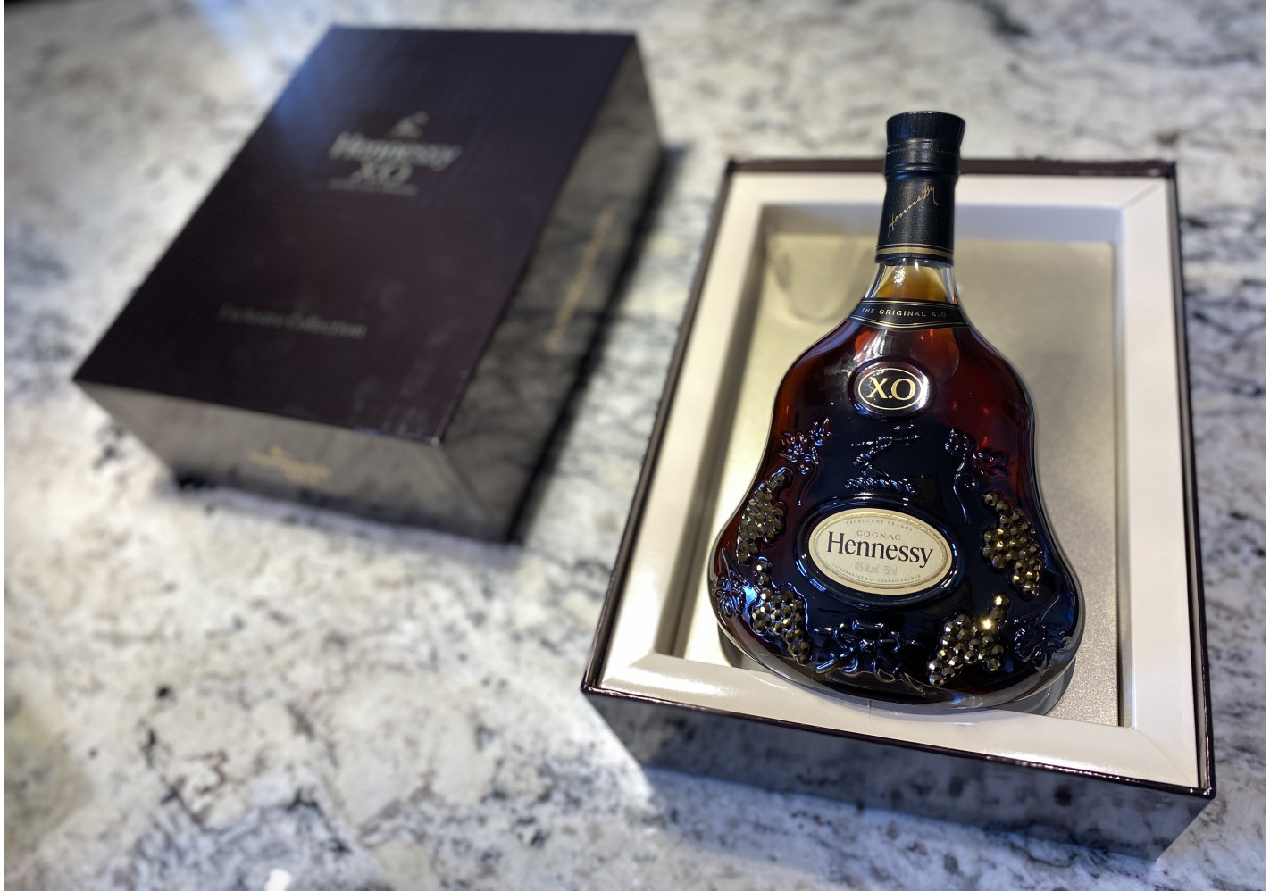 Hennessy XO Extra Old Cognac 750ml Empty Collectible Bottle w/ Box