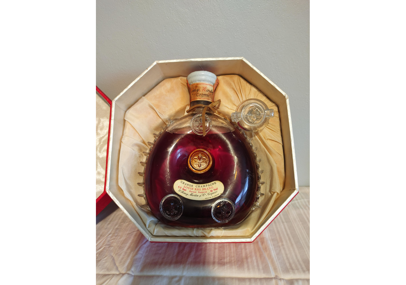 Remy Martin Louis XIII Grande Champagne Cognac Bottle - Remy Martin “Louis  XIII, Grande Champagne Cognac Baccarat Bottle - Rafael Osona Auctions  Nantucket, MA